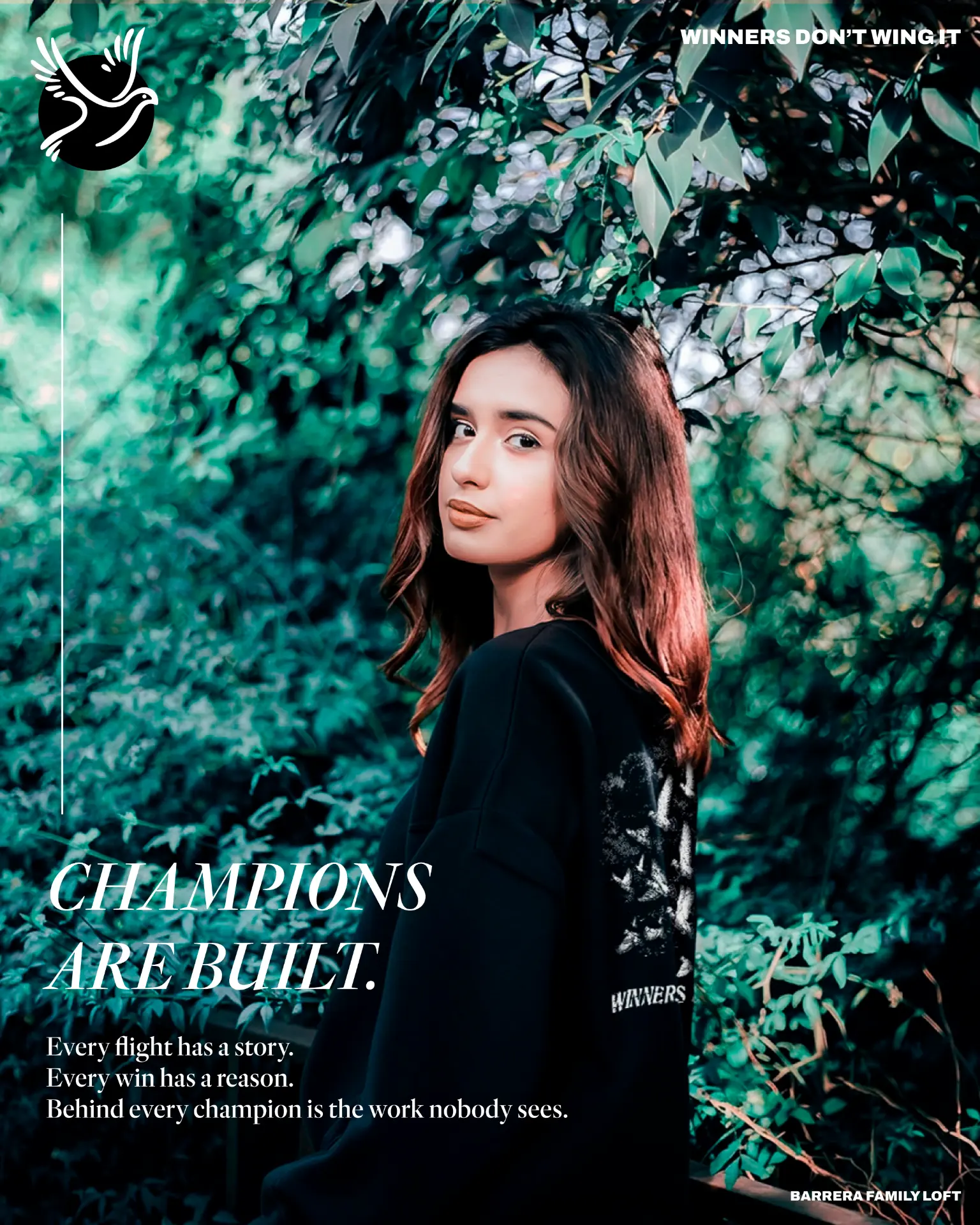 Champions are built.